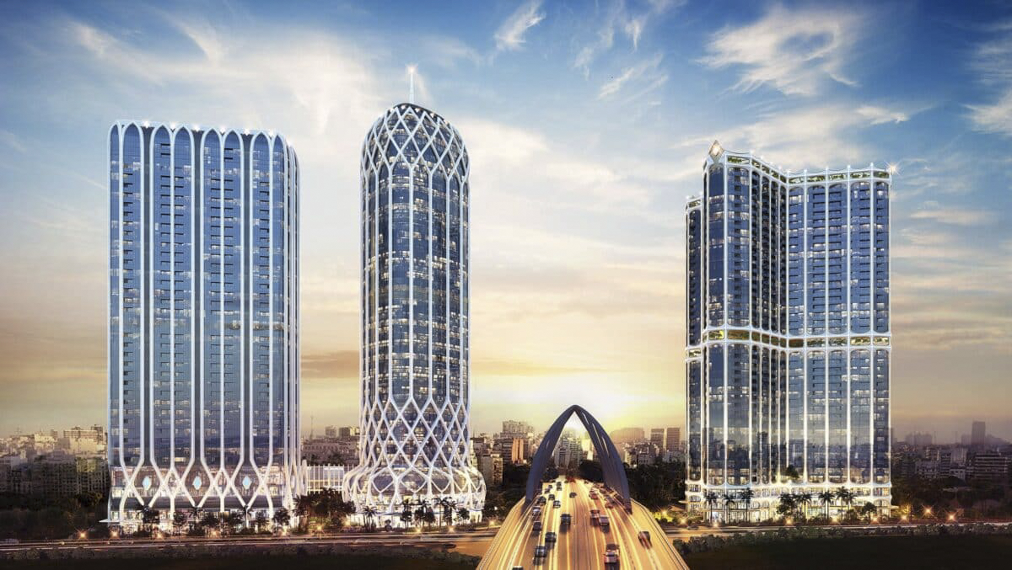 Ngắm 2 tòa nhà cao bậc nhất Hải Phòng đang thi công, nằm cạnh nhau và chung một chủ đầu tư DOJI